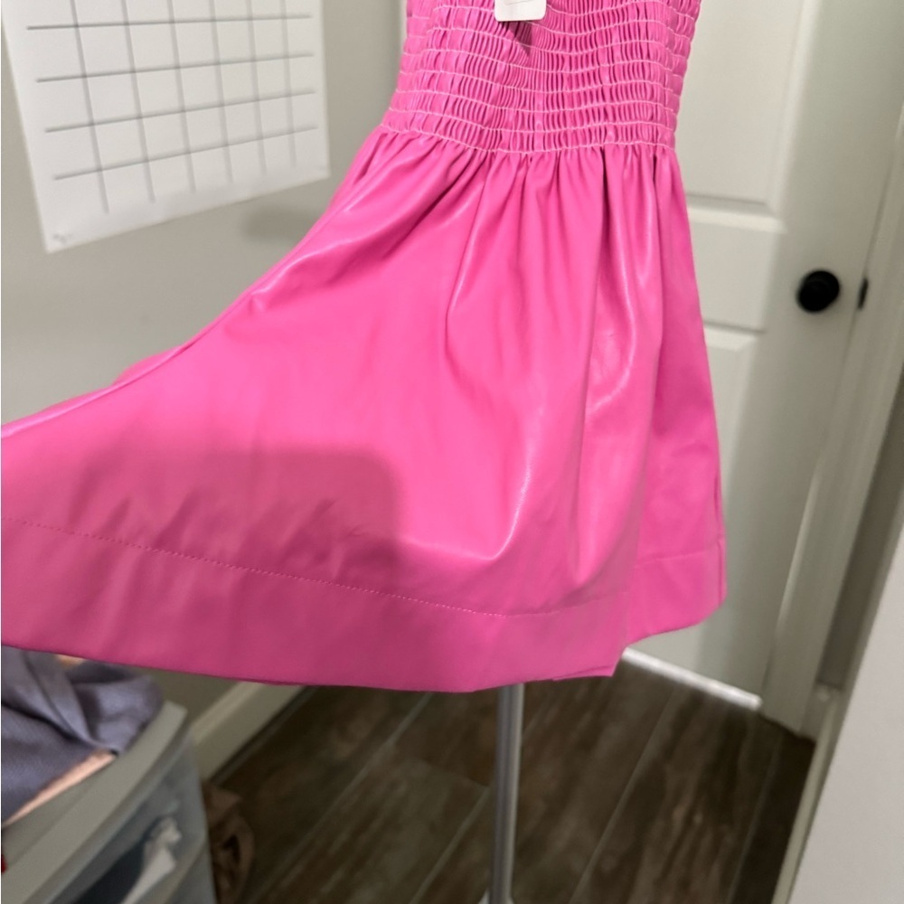 QUEEN OF SPARKLES Bubblegum Pink Smocked Skirt - Picture 6 of 10
